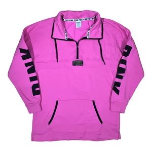 Victoria's Secret PINK pocket Pullover Hoodie SMALL Pink